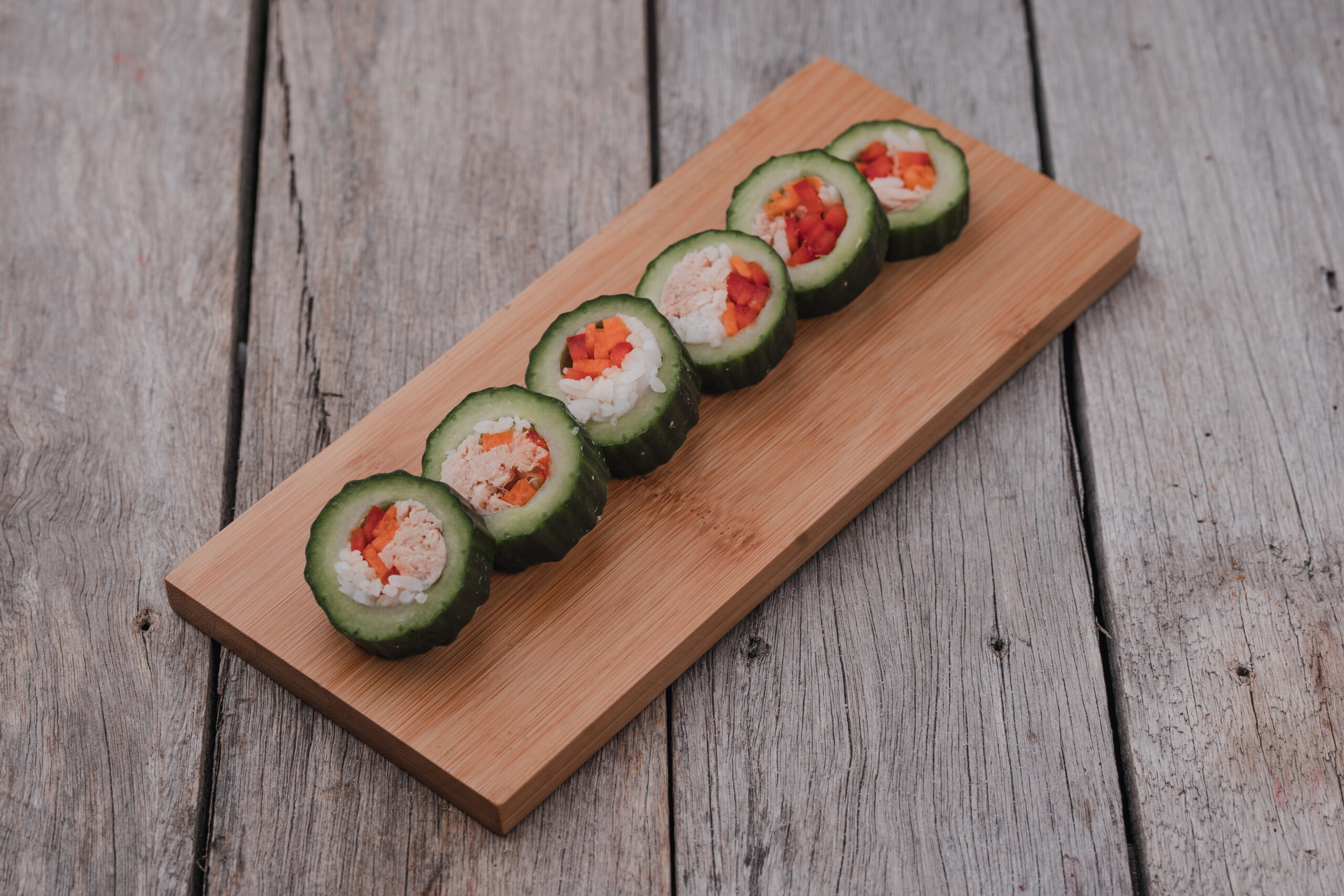 Refreshing Cucumber Sushi - Healthy Kids